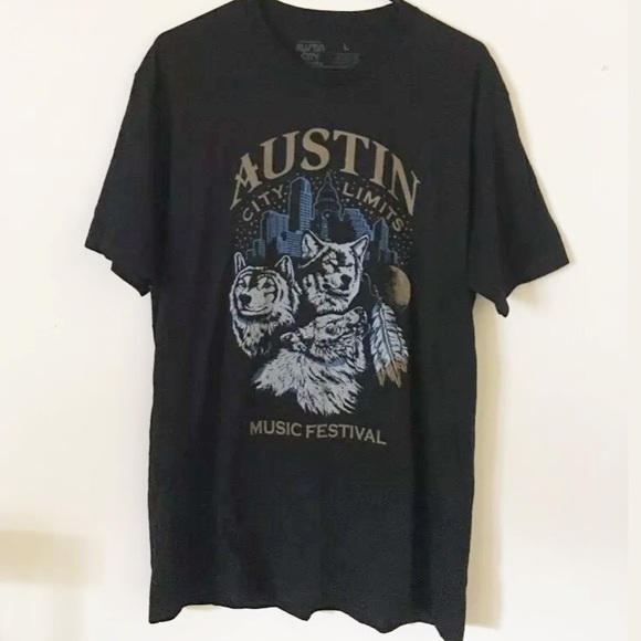 Austin City Limits Music Festival Other - Austin City Limits MusicFestival Black Wolf Tshirt